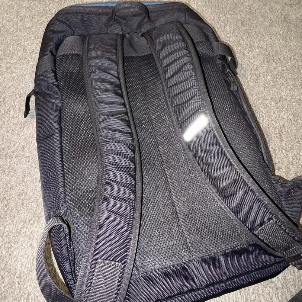 KAPPA Laptop Backpack Blue Black Y2K Strap School College‎ Skate